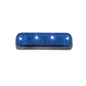 Detail of 2-1/4" 4 LED rectangular marker light