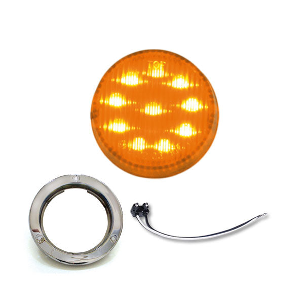 2" LED Marker Light with Stainless Steel Bezel