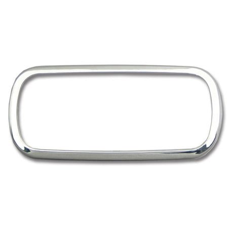 Peterbilt 2006+ chrome oval dome light trim for semi trucks