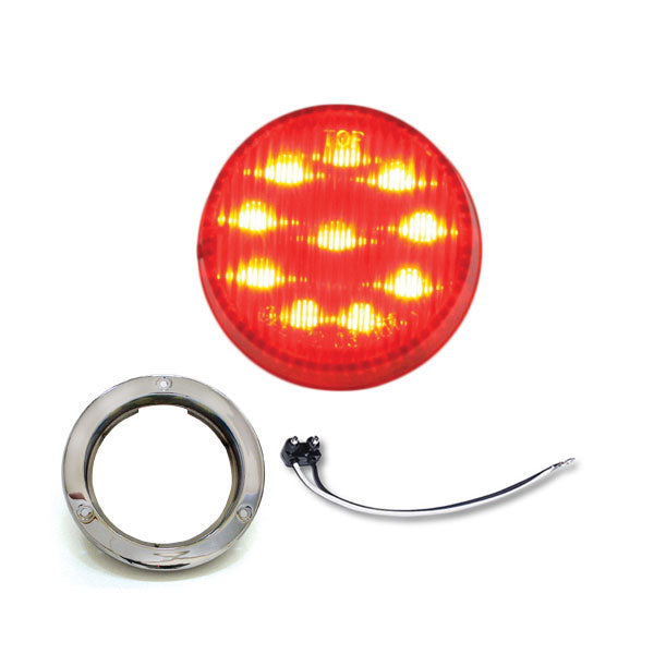 2" LED Marker Light with Stainless Steel Bezel