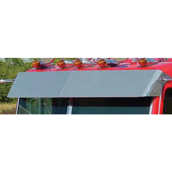 Peterbilt 11" Flat Top Blind Mount Drop Visor