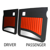 PB 359, 379 Black/Red Street Rod Door Panels