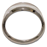 Peterbilt Chrome Speedo/Tach Bezel w/Visor