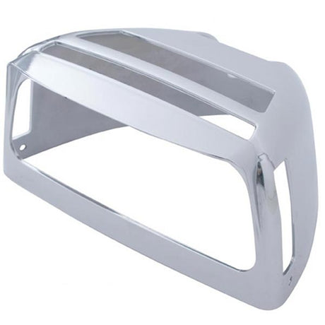 Peterbilt chrome turn signal cover w/ vent for semi trucks