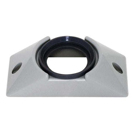 Gray mounting bracket w/grommet for 2" round light