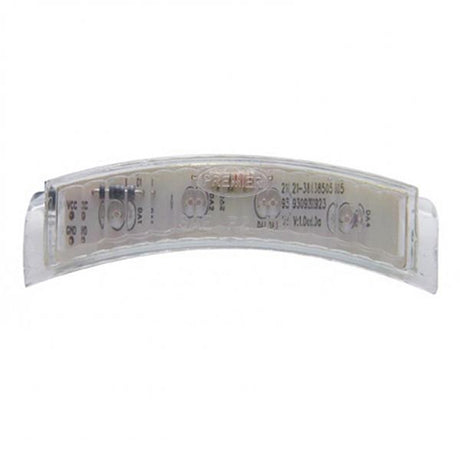 2" Amber/clear 4 LED headlight signal light