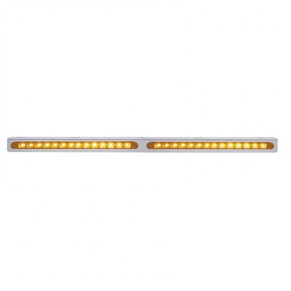 25-5/16" Amber 28 LED Light Bracket w/2 Light Bars