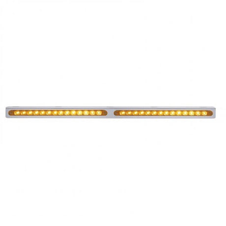 25-5/16" Amber 28 LED light bracket w/2 light bars