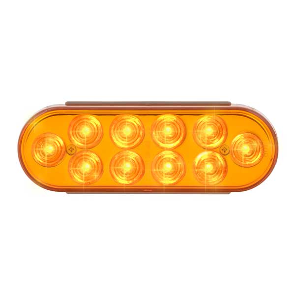 6" 10 LED Oval Mega 10 Plus Light