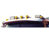 7.5" Stainless Steel Visor for Mack R Series 1994 and Newer