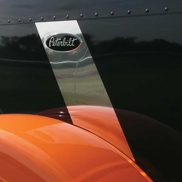Peterbilt 388, 389 Side Hood Trim Racing Stripe