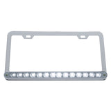 License Plate Frame with LED Strip Light