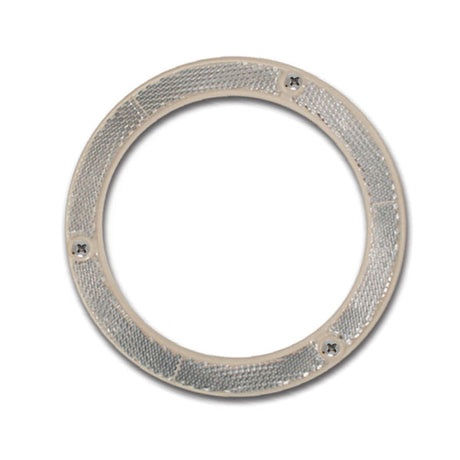 4" Reflectorized light bezel, closer view
