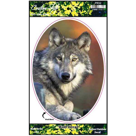 Wolf vinyl decal