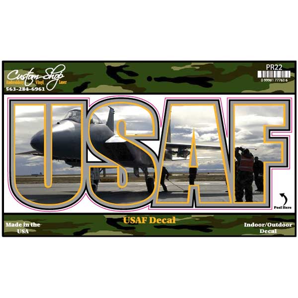 USAF Vinyl Decal