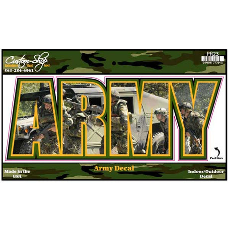 Army vinyl decal
