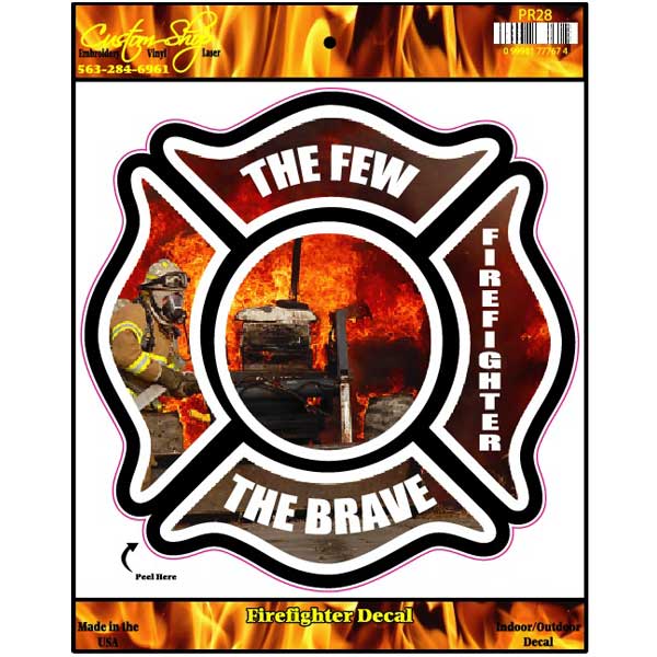 Firefighter Vinyl Decal