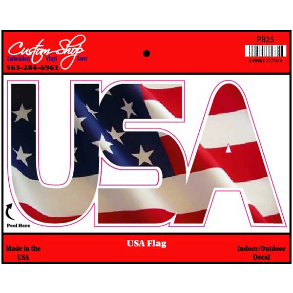 USA Flag Vinyl Decal