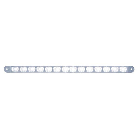 Closer view of 12" 14 LED turn signal light bar