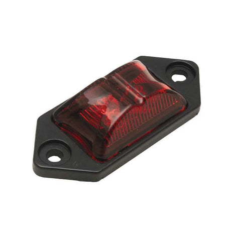 3" 2 LED marker light, close-up
