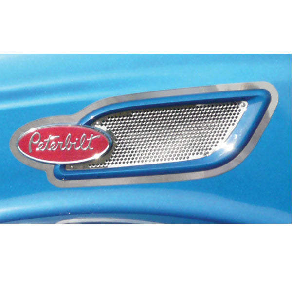 Peterbilt 386 Stainless Steel Air Intake Trim