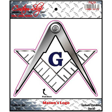 Mason's logo vinyl decal