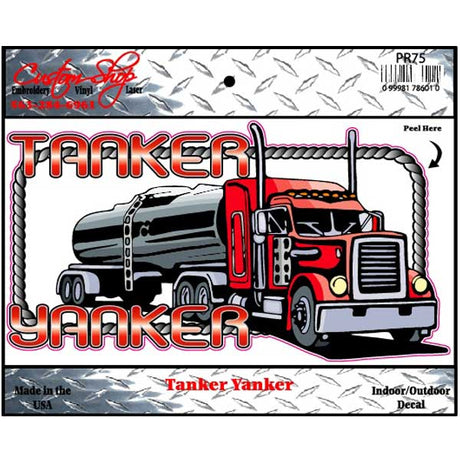 Tanker yanker vinyl decal