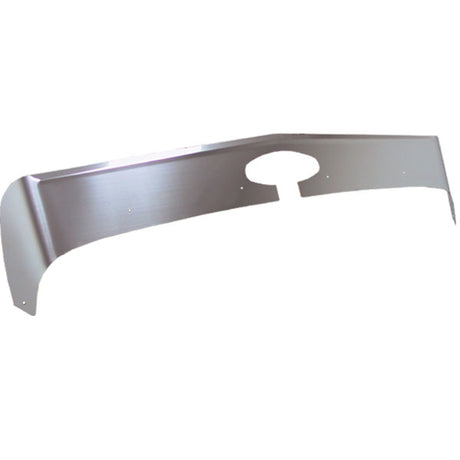 Peterbilt 386 stainless steel aeroshield for semi trucks