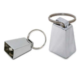Chrome Mini Cow Bell Key Chain