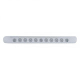 17" Amber 11 LED Turn Signal Light Bar with Bezel