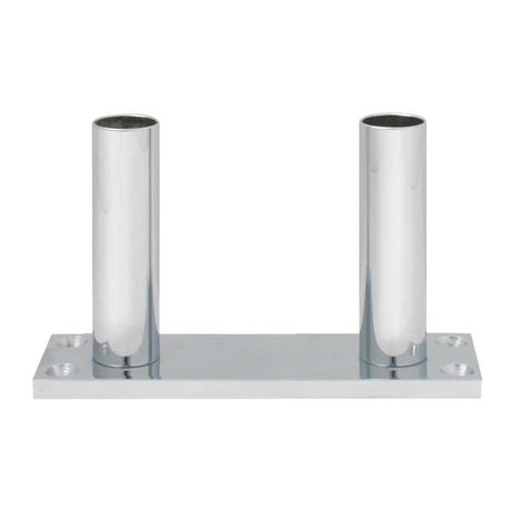 4" Chrome floor mount train horn stand