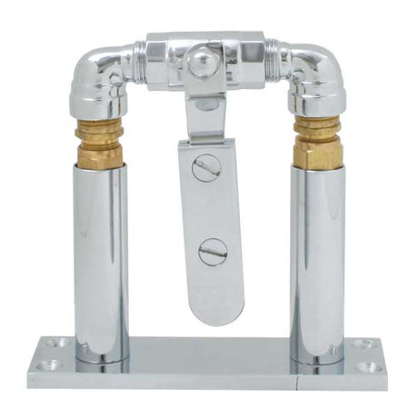 4" Chrome air valve lever and stand