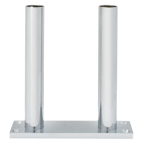 7" Chrome air valve floor mount stand