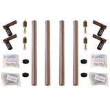 Stainless TT Twin Single Axle Fender Bracket Kit