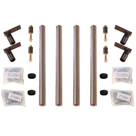 Stainless Tt twin single axle fender bracket kit