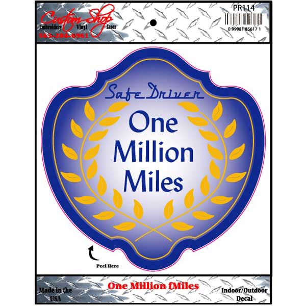 Million Miles Decal