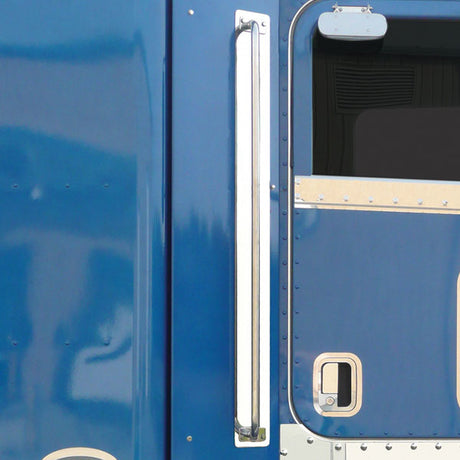 Peterbilt 386 cab entry grab handle trim (pair)