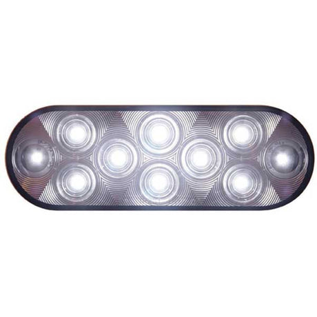Oval utility white LED light (10 diodes)