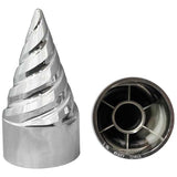 33mm Chrome R/H Twister Nut Cover - Thread On