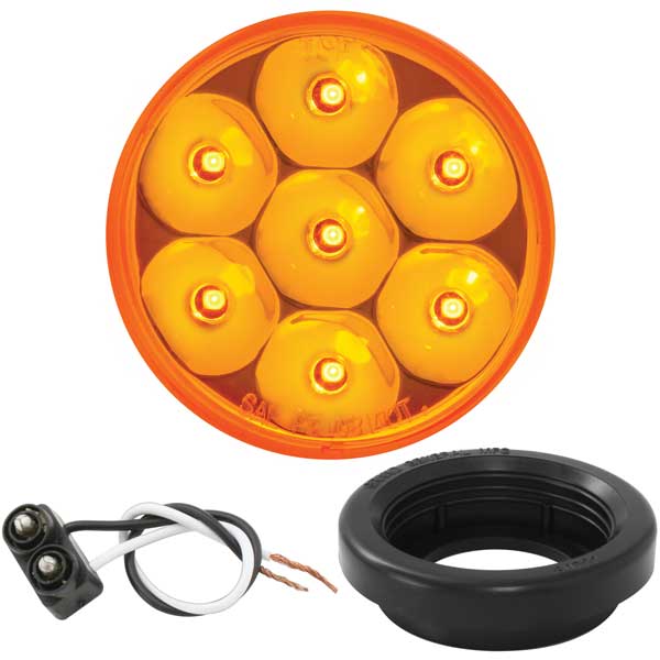 2" Pearl LED Marker Light with Grommet