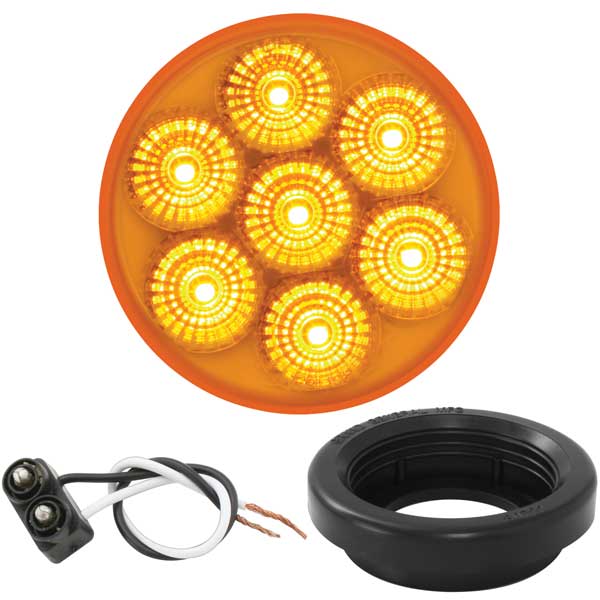 2" Spyder LED Marker Light with Grommet and Plug