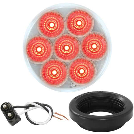 Another angle of 2" Spyder LED marker light with grommet and plug