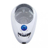 Chrome Signature CB Microphone Cover with Crystal Diamond and Visor