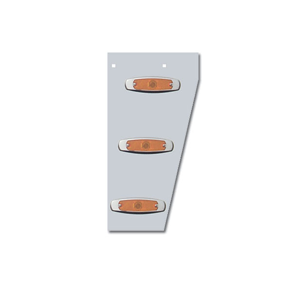 Peterbilt 379 Cowl Extension Supernova LED Lights