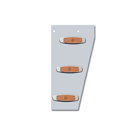 Peterbilt 379 cowl extension supernova LED lights for semi trucks