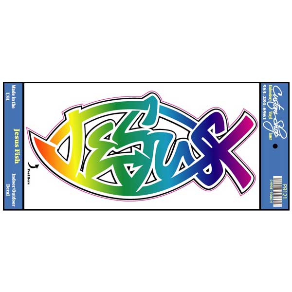 Jesus Fish Decal