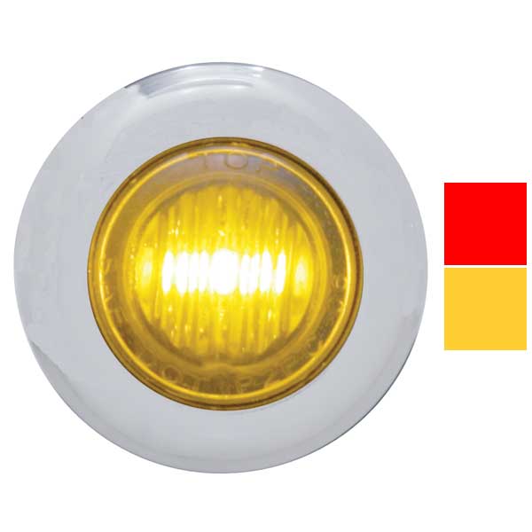 1 1/8"D Dual Function Mini LED Light with Bezel