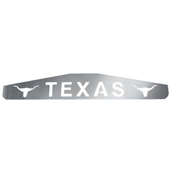 Chrome Texas Longhorn Mud Flap Weight 4"x24" (EA)