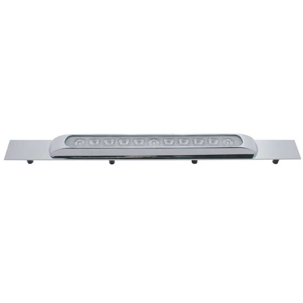 LED Top Mud Flap Light Bar Red/Clear (EA)