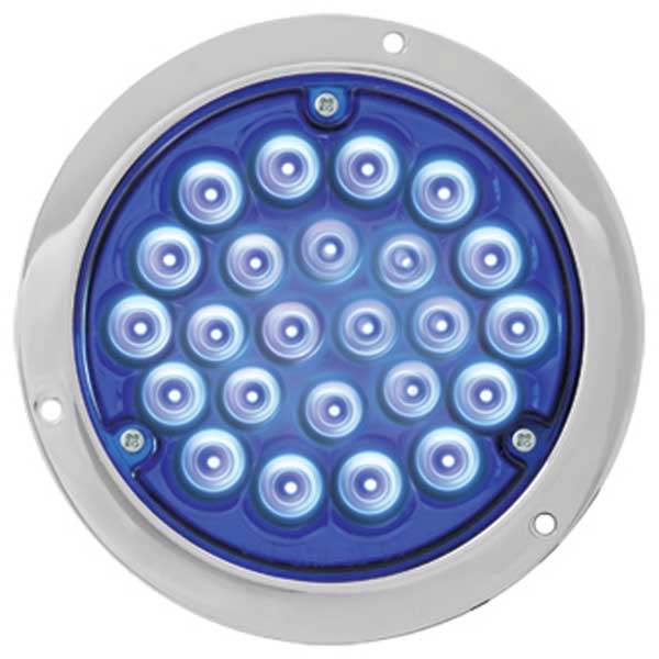 4" Round Pearl LED Load Light 1157 Plug with Housing